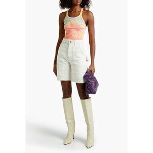 𝅺RE/DONE Ribbed "Neon Multicolor" Tank Top Womens BNWOT